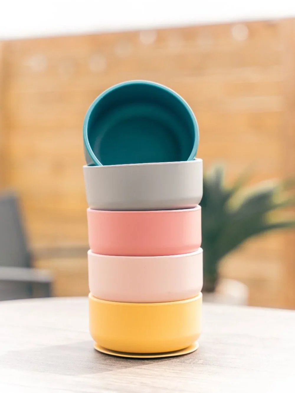 New! Silicone Toddler Bowl | Deep Bowl with Gray & Pink Color Options